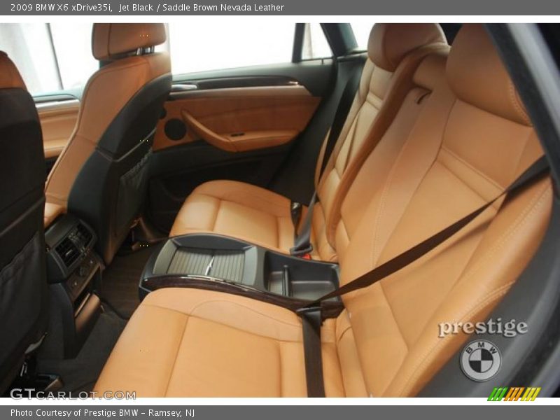 Jet Black / Saddle Brown Nevada Leather 2009 BMW X6 xDrive35i