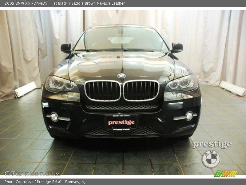 Jet Black / Saddle Brown Nevada Leather 2009 BMW X6 xDrive35i