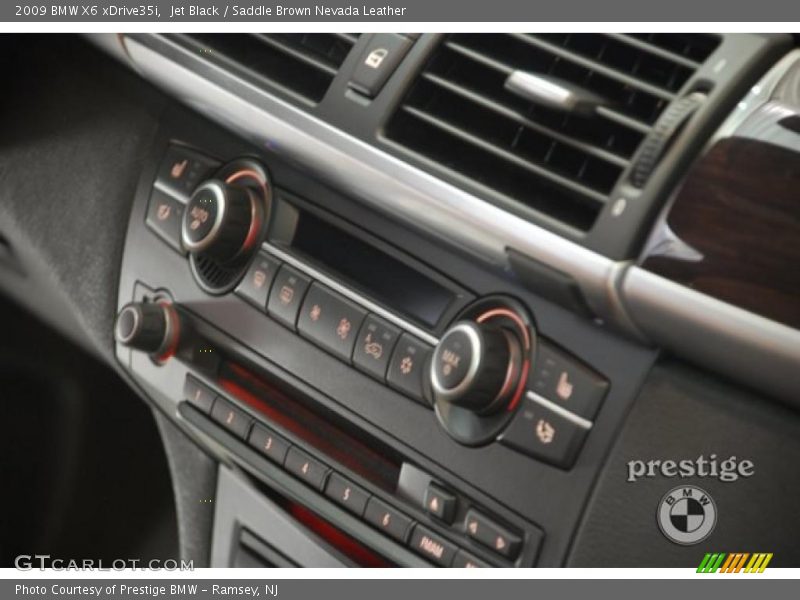 Jet Black / Saddle Brown Nevada Leather 2009 BMW X6 xDrive35i