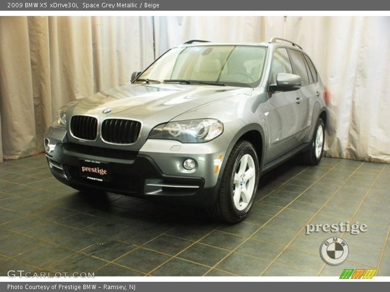 Space Grey Metallic / Beige 2009 BMW X5 xDrive30i
