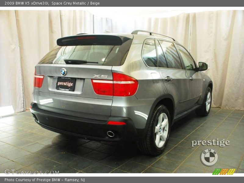 Space Grey Metallic / Beige 2009 BMW X5 xDrive30i