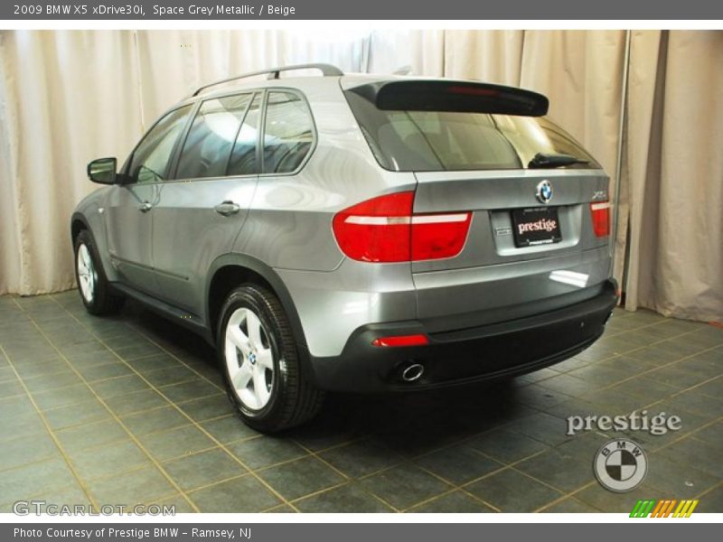 Space Grey Metallic / Beige 2009 BMW X5 xDrive30i