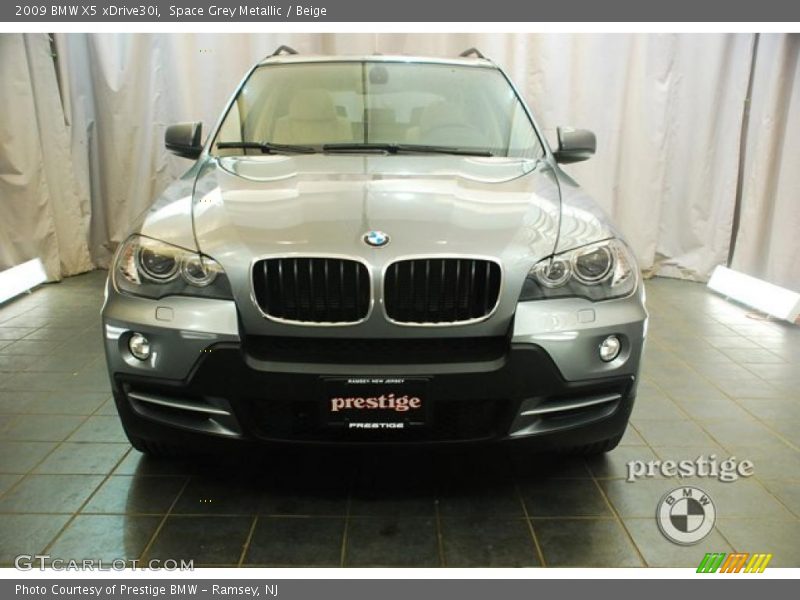 Space Grey Metallic / Beige 2009 BMW X5 xDrive30i
