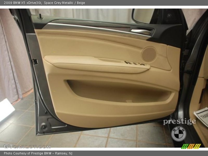 Space Grey Metallic / Beige 2009 BMW X5 xDrive30i