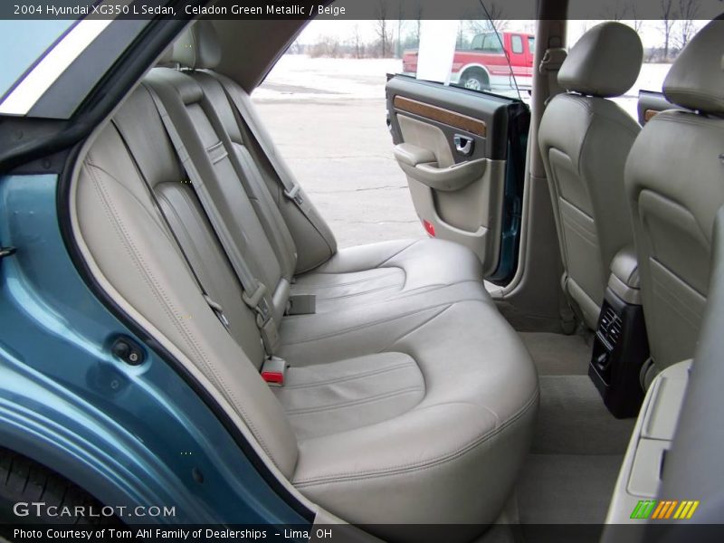 Celadon Green Metallic / Beige 2004 Hyundai XG350 L Sedan