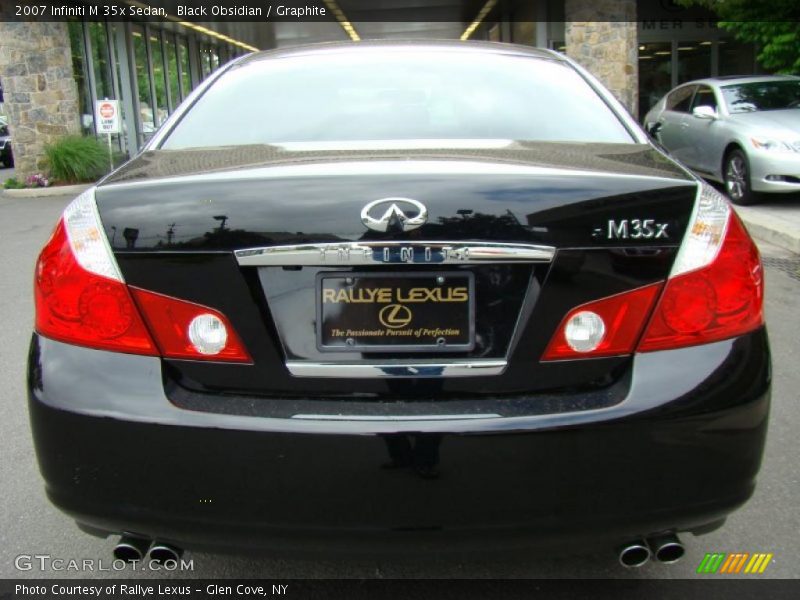 Black Obsidian / Graphite 2007 Infiniti M 35x Sedan
