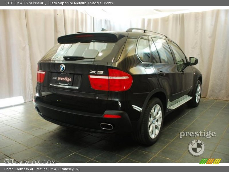 Black Sapphire Metallic / Saddle Brown 2010 BMW X5 xDrive48i