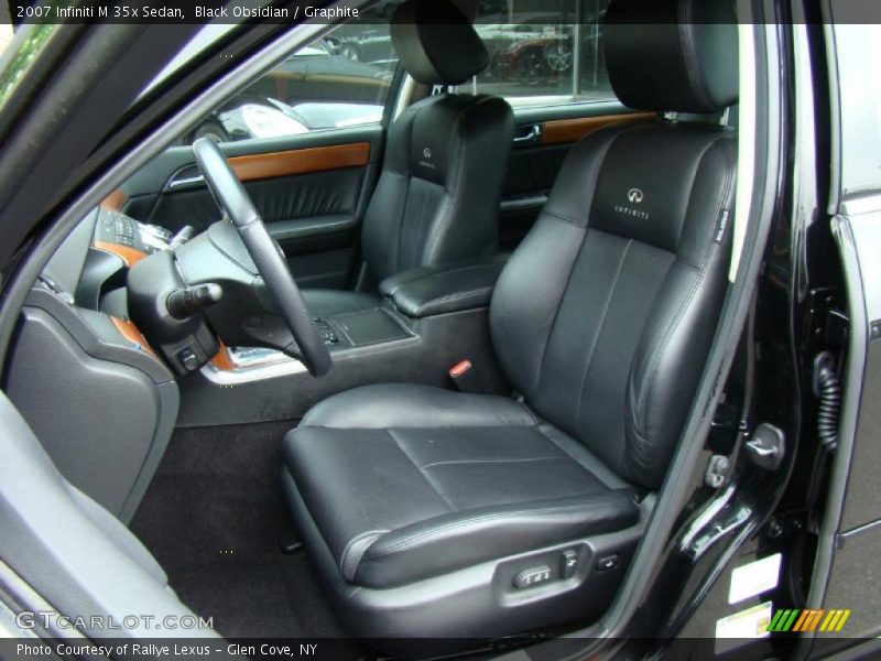Black Obsidian / Graphite 2007 Infiniti M 35x Sedan
