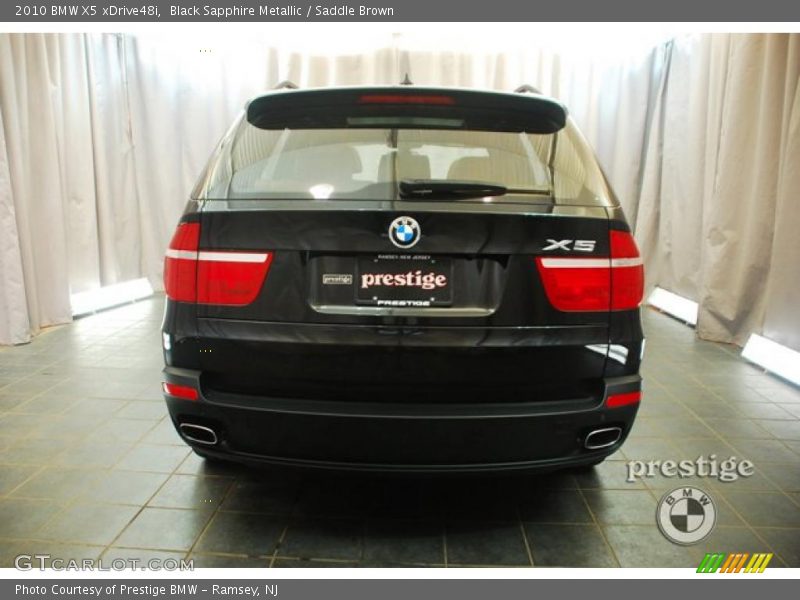 Black Sapphire Metallic / Saddle Brown 2010 BMW X5 xDrive48i