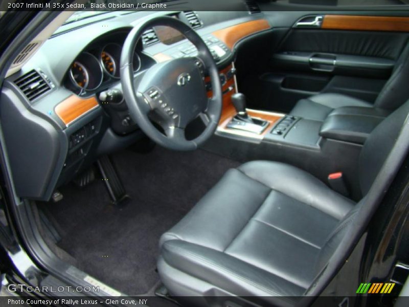 Black Obsidian / Graphite 2007 Infiniti M 35x Sedan