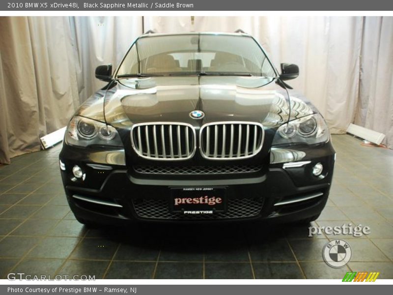 Black Sapphire Metallic / Saddle Brown 2010 BMW X5 xDrive48i