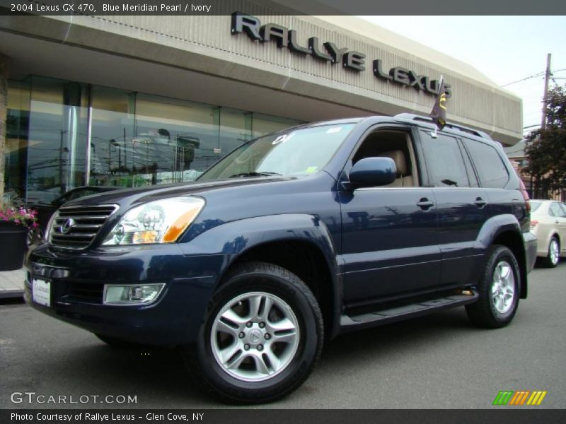 Blue Meridian Pearl / Ivory 2004 Lexus GX 470