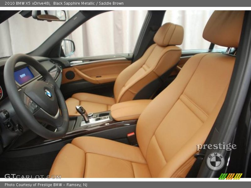 Black Sapphire Metallic / Saddle Brown 2010 BMW X5 xDrive48i