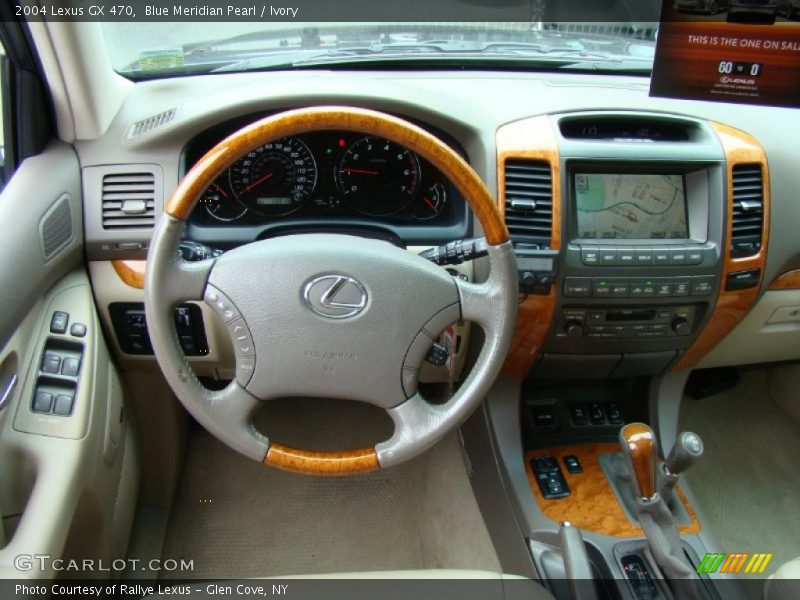 Blue Meridian Pearl / Ivory 2004 Lexus GX 470