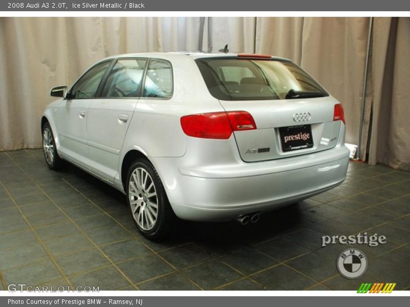 Ice Silver Metallic / Black 2008 Audi A3 2.0T