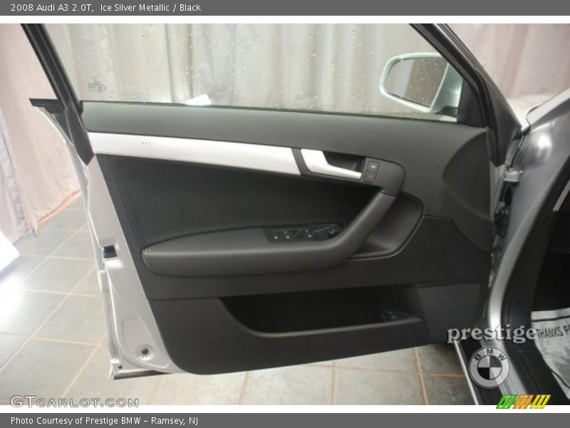 Ice Silver Metallic / Black 2008 Audi A3 2.0T