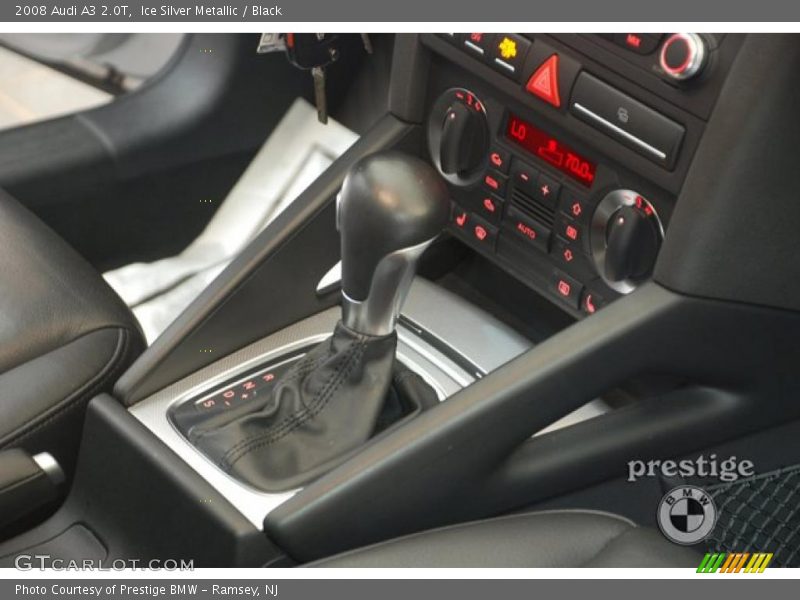 Ice Silver Metallic / Black 2008 Audi A3 2.0T