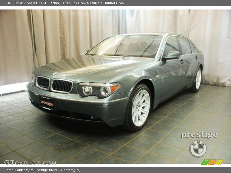 Titanium Grey Metallic / Flannel Grey 2002 BMW 7 Series 745Li Sedan