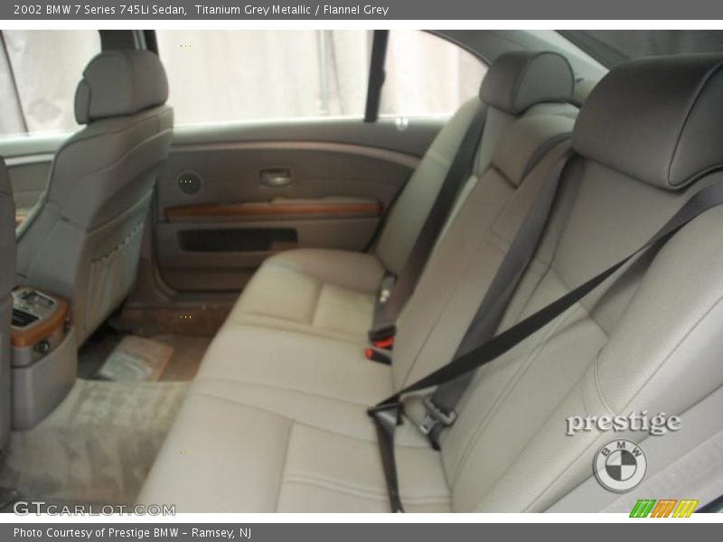 Titanium Grey Metallic / Flannel Grey 2002 BMW 7 Series 745Li Sedan