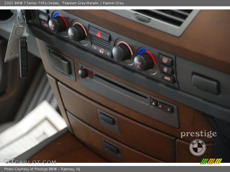 Titanium Grey Metallic / Flannel Grey 2002 BMW 7 Series 745Li Sedan