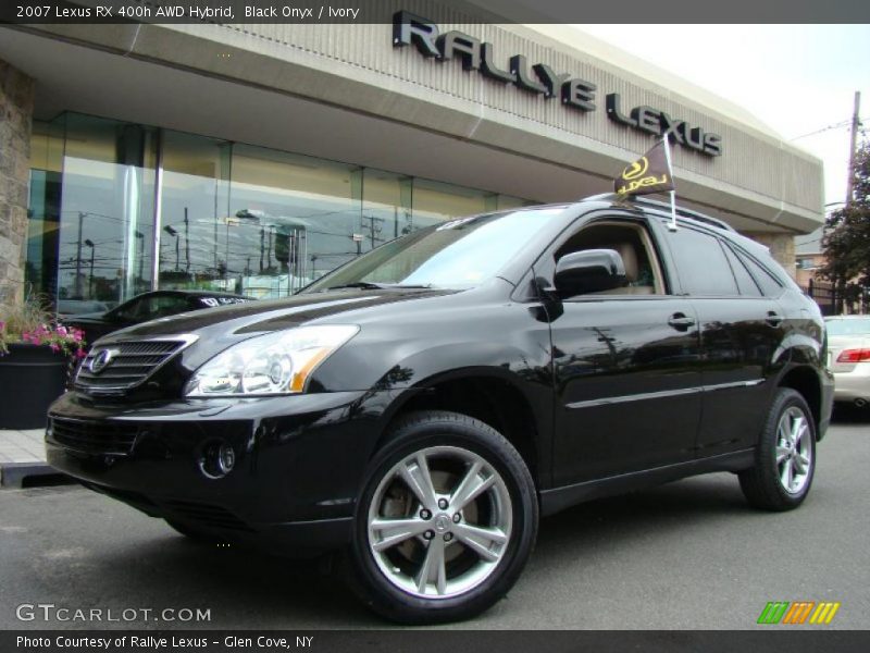 Black Onyx / Ivory 2007 Lexus RX 400h AWD Hybrid