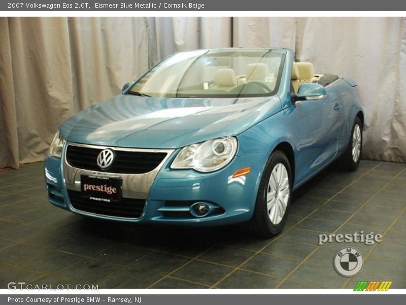 Eismeer Blue Metallic / Cornsilk Beige 2007 Volkswagen Eos 2.0T
