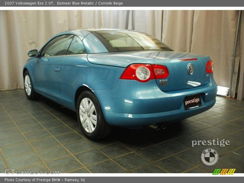 Eismeer Blue Metallic / Cornsilk Beige 2007 Volkswagen Eos 2.0T