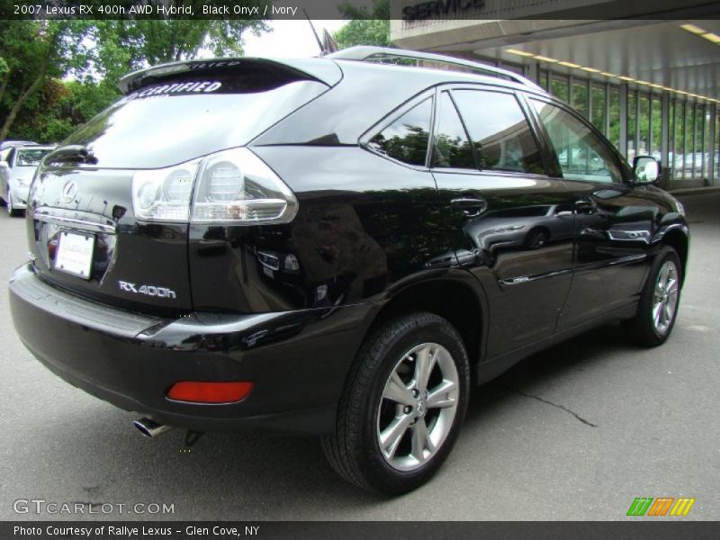 Black Onyx / Ivory 2007 Lexus RX 400h AWD Hybrid