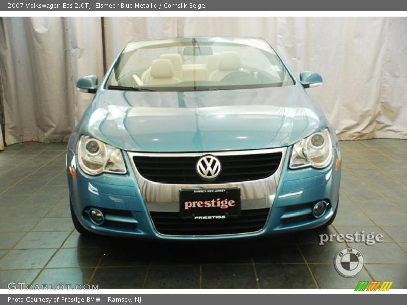 Eismeer Blue Metallic / Cornsilk Beige 2007 Volkswagen Eos 2.0T