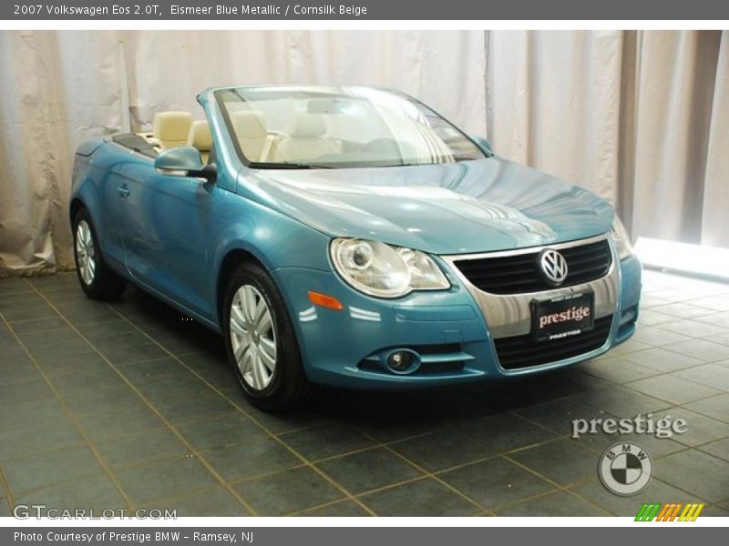 Eismeer Blue Metallic / Cornsilk Beige 2007 Volkswagen Eos 2.0T