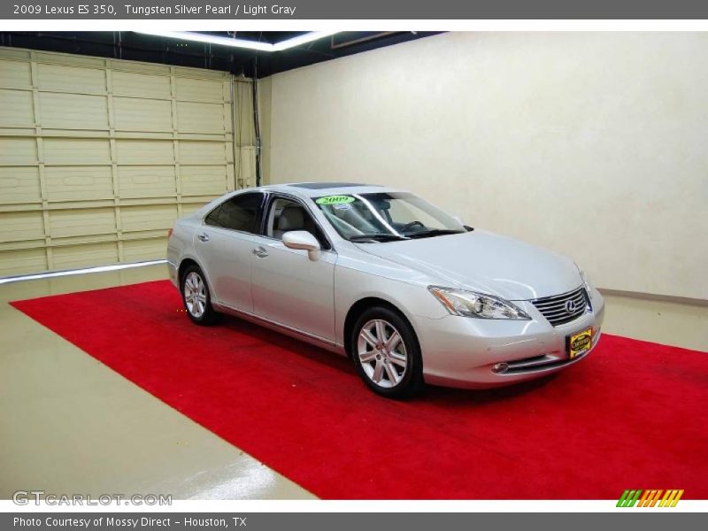 Tungsten Silver Pearl / Light Gray 2009 Lexus ES 350