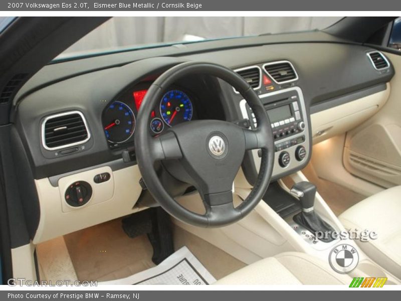 Eismeer Blue Metallic / Cornsilk Beige 2007 Volkswagen Eos 2.0T