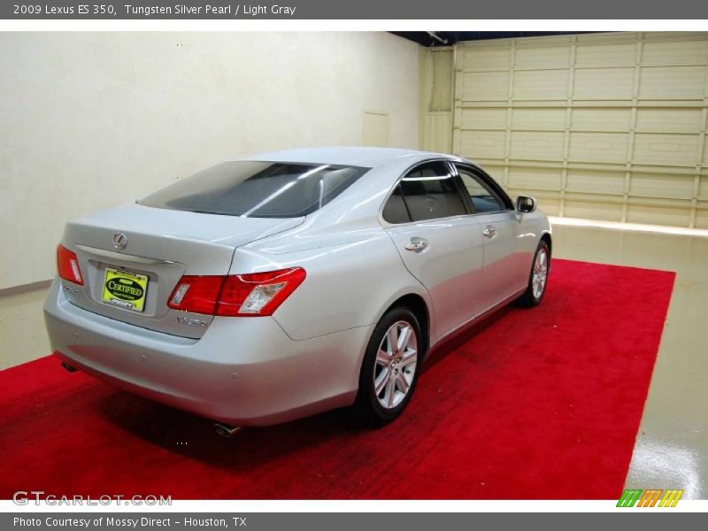 Tungsten Silver Pearl / Light Gray 2009 Lexus ES 350