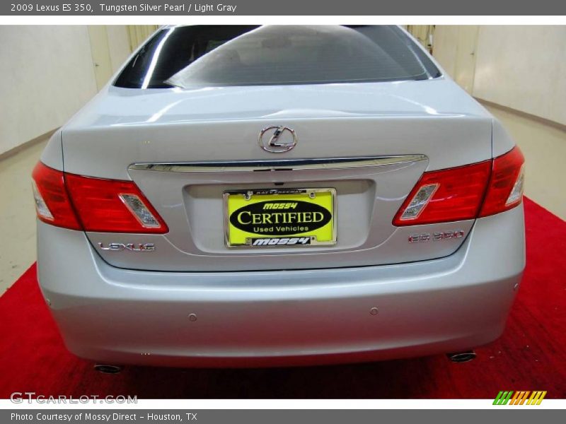 Tungsten Silver Pearl / Light Gray 2009 Lexus ES 350