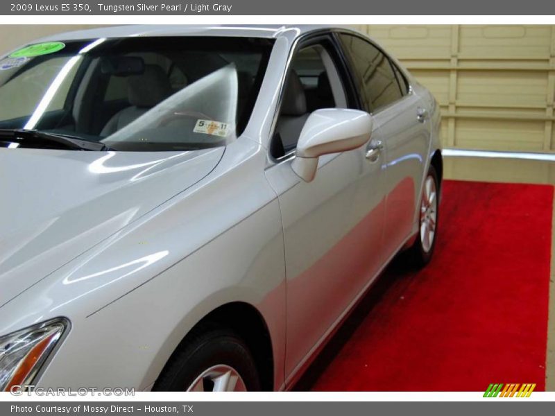Tungsten Silver Pearl / Light Gray 2009 Lexus ES 350
