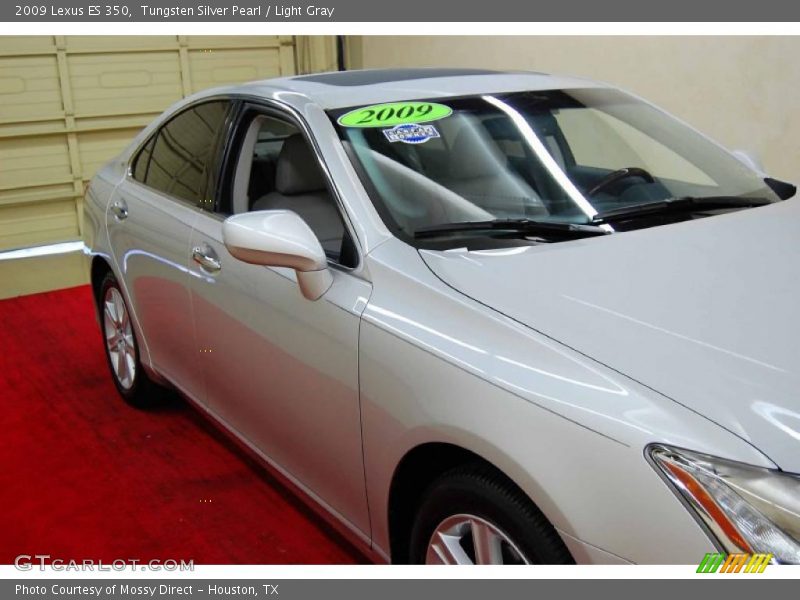 Tungsten Silver Pearl / Light Gray 2009 Lexus ES 350