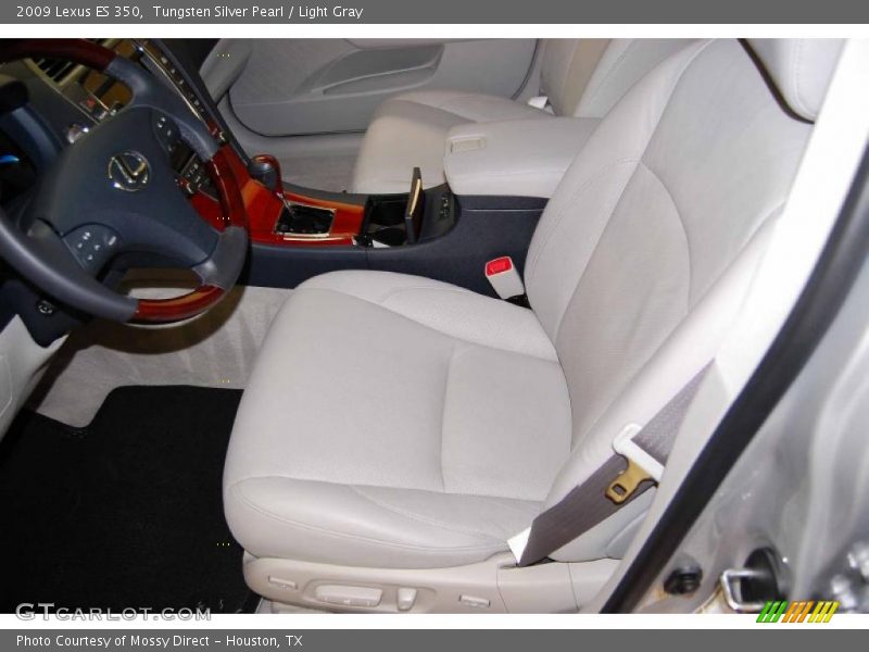 Tungsten Silver Pearl / Light Gray 2009 Lexus ES 350