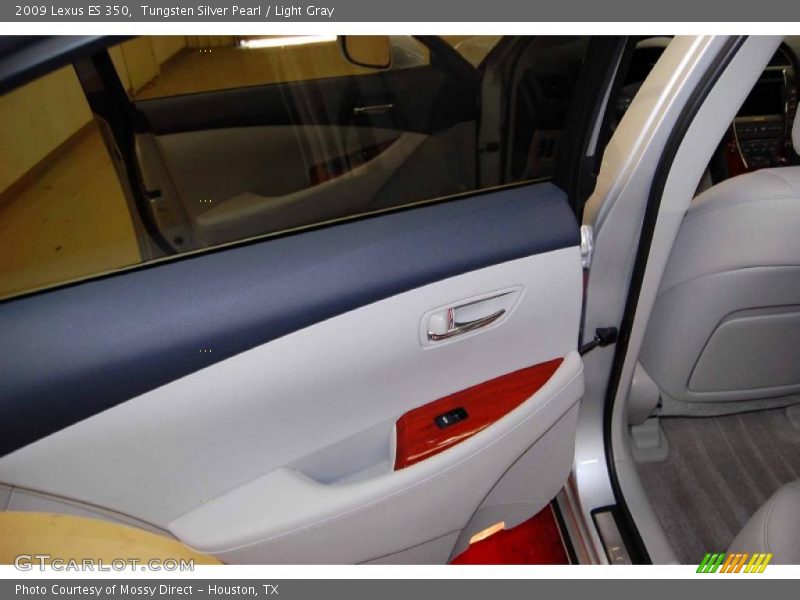 Tungsten Silver Pearl / Light Gray 2009 Lexus ES 350