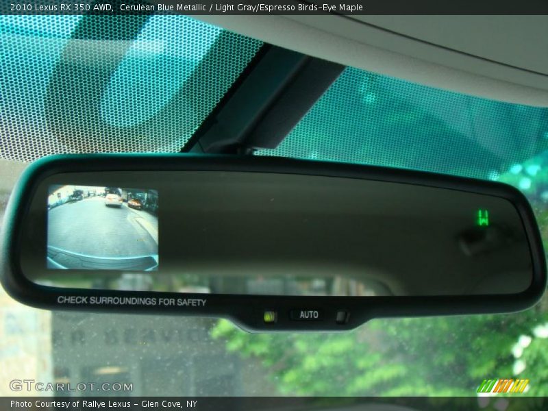 Cerulean Blue Metallic / Light Gray/Espresso Birds-Eye Maple 2010 Lexus RX 350 AWD