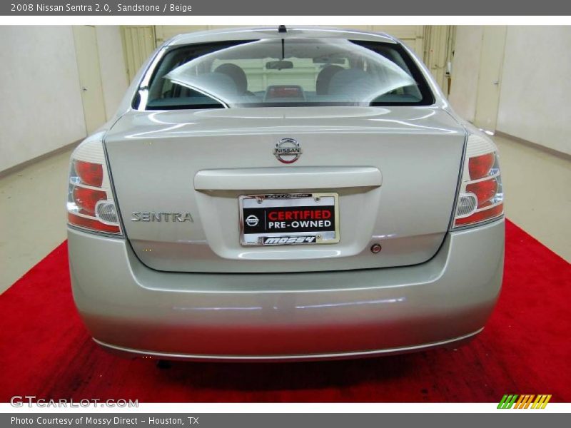 Sandstone / Beige 2008 Nissan Sentra 2.0