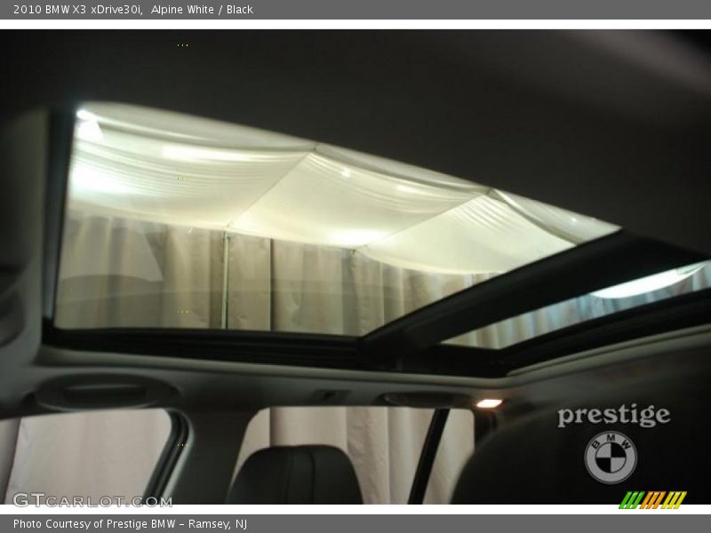 Alpine White / Black 2010 BMW X3 xDrive30i