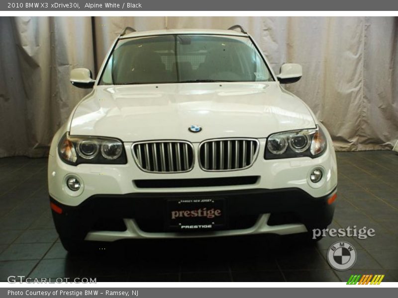 Alpine White / Black 2010 BMW X3 xDrive30i