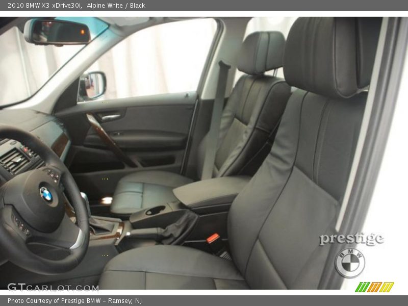 Alpine White / Black 2010 BMW X3 xDrive30i