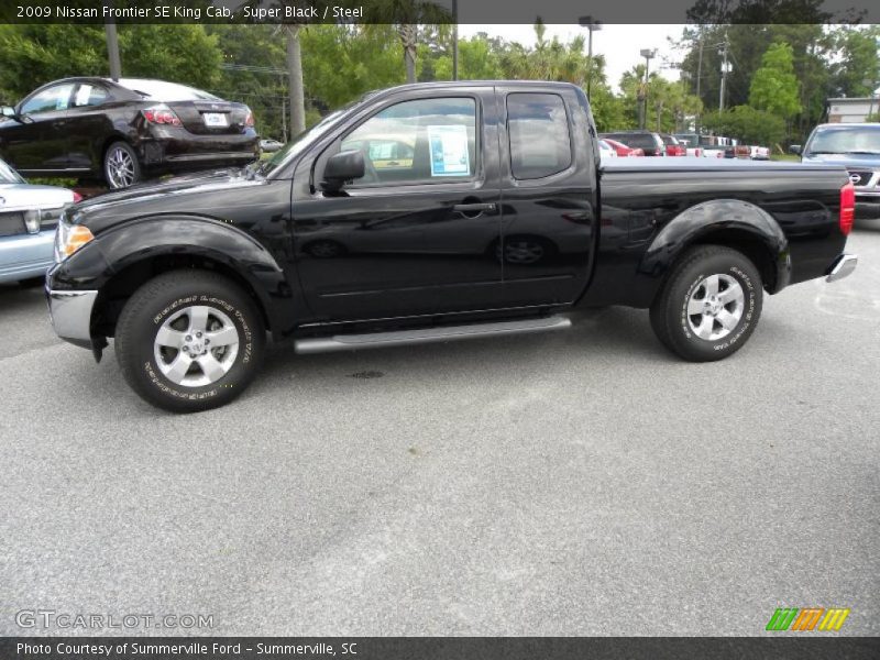 Super Black / Steel 2009 Nissan Frontier SE King Cab