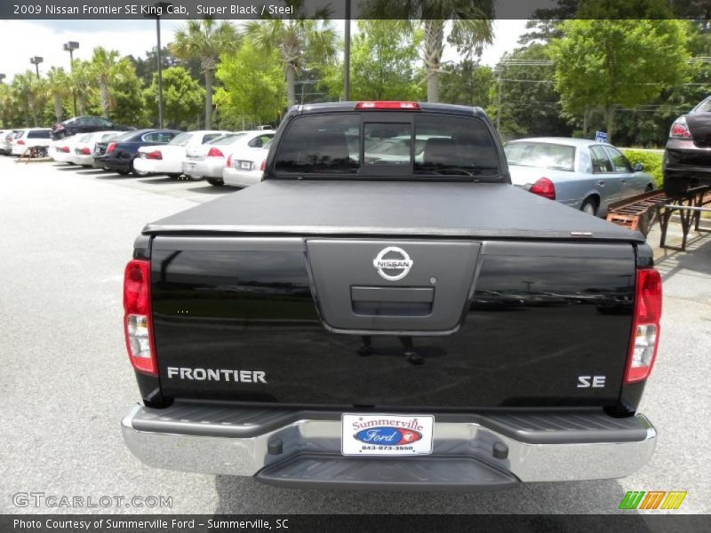 Super Black / Steel 2009 Nissan Frontier SE King Cab