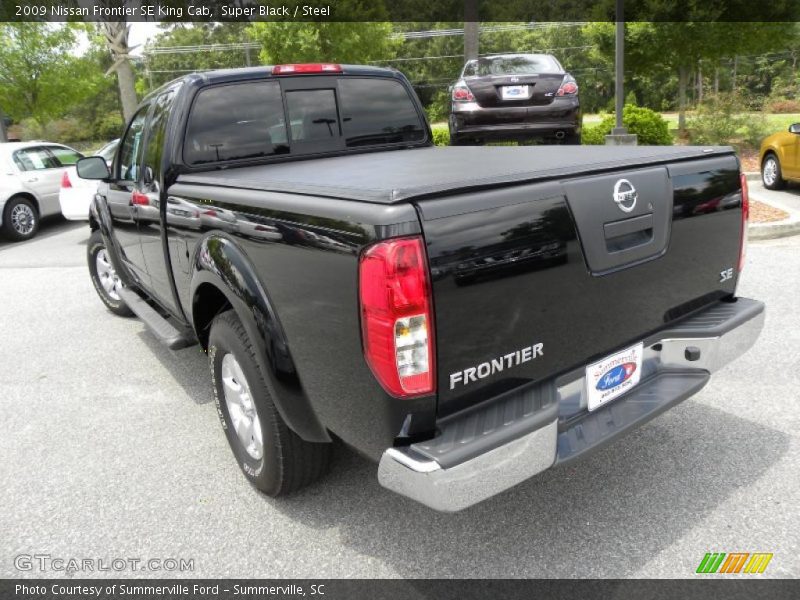 Super Black / Steel 2009 Nissan Frontier SE King Cab