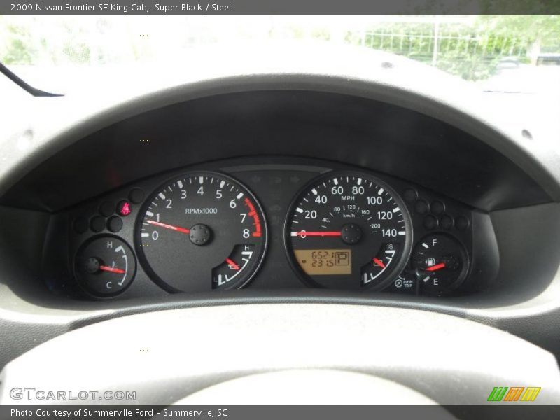 Super Black / Steel 2009 Nissan Frontier SE King Cab