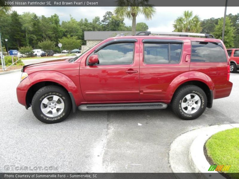 Red Brawn Pearl / Desert 2006 Nissan Pathfinder SE