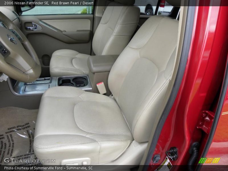 Red Brawn Pearl / Desert 2006 Nissan Pathfinder SE