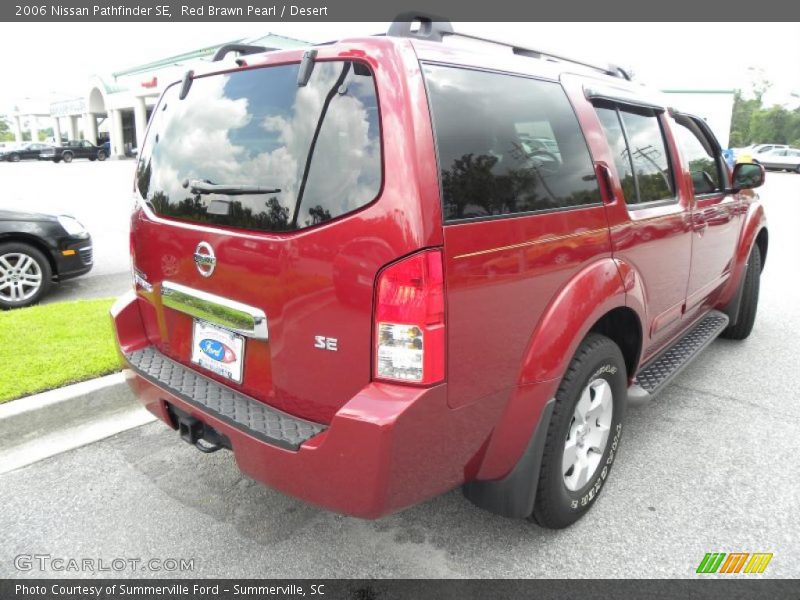 Red Brawn Pearl / Desert 2006 Nissan Pathfinder SE
